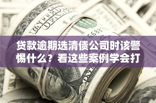 济南贷款逾期选清债公司时该警惕什么？看这些案例学会打翻身仗