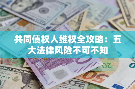 济南共同债权人维权全攻略：五大法律风险不可不知