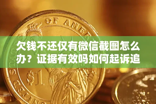 济南欠钱不还仅有微信截图怎么办？证据有效吗如何起诉追回欠款？