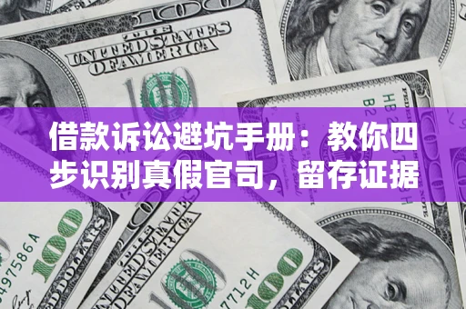 济南借款诉讼避坑手册：教你四步识别真假官司，留存证据不踩雷