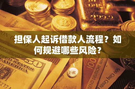 济南担保人起诉借款人流程？如何规避哪些风险？