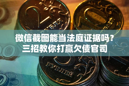 济南微信截图能当法庭证据吗？三招教你打赢欠债官司